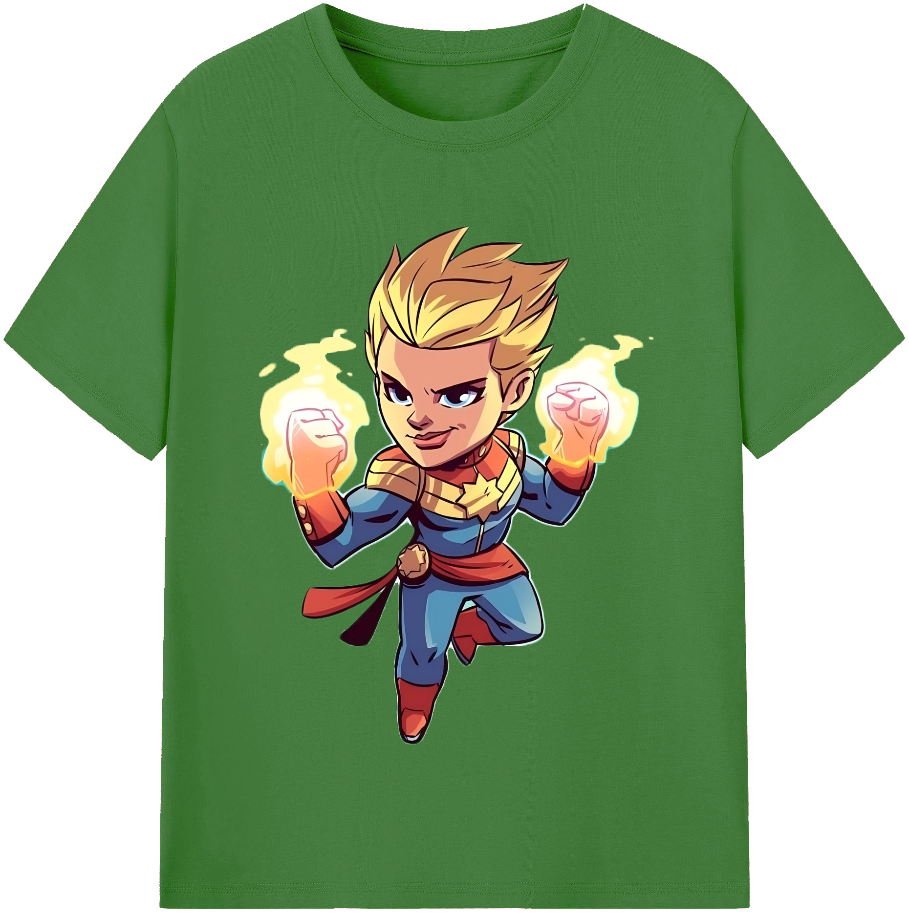 （画像用） アベンジャーズ The Avengers レディースカジュアルプリントTシャツ（綿100％）